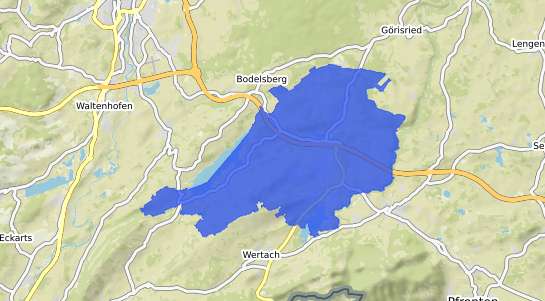 Bodenrichtwertkarte Oy Mittelberg